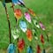 Glitzhome® 32" Metal Standing Peacock Garden Statue with Stakes